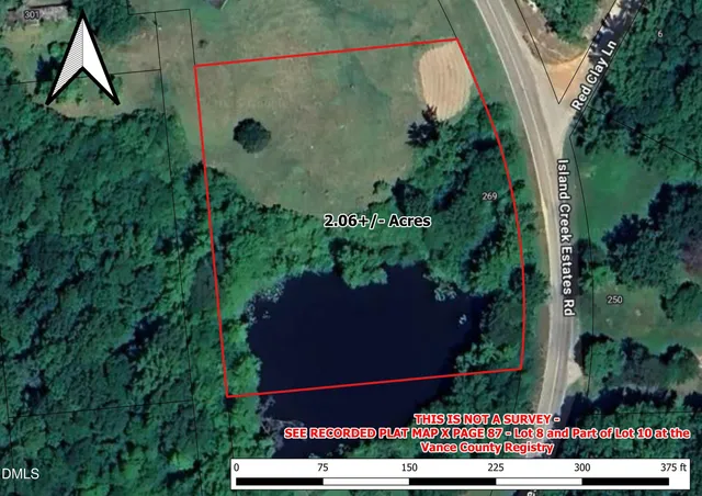 an aerial view of garden