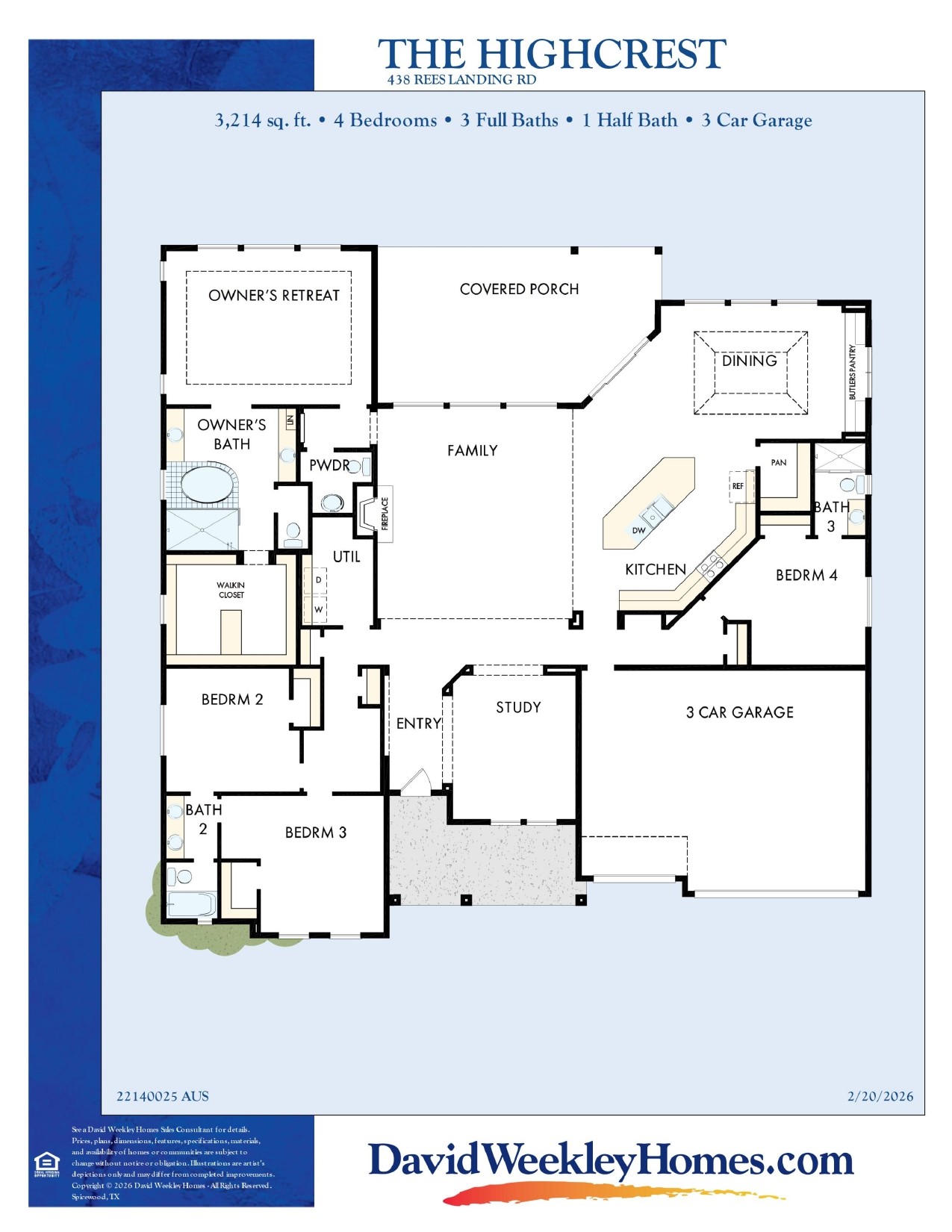 438 Rees Lndg Road Spicewood, TX 78669 - Photo 40 of 40 Floor Plan