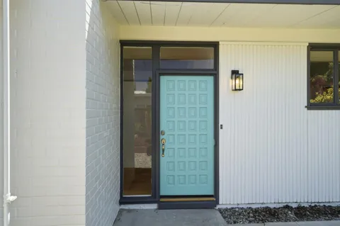 a view of an entryway door