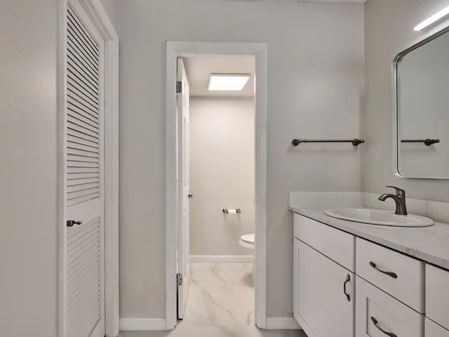 a room with storage and utility