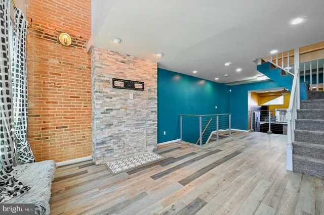 a view of hotel lobby