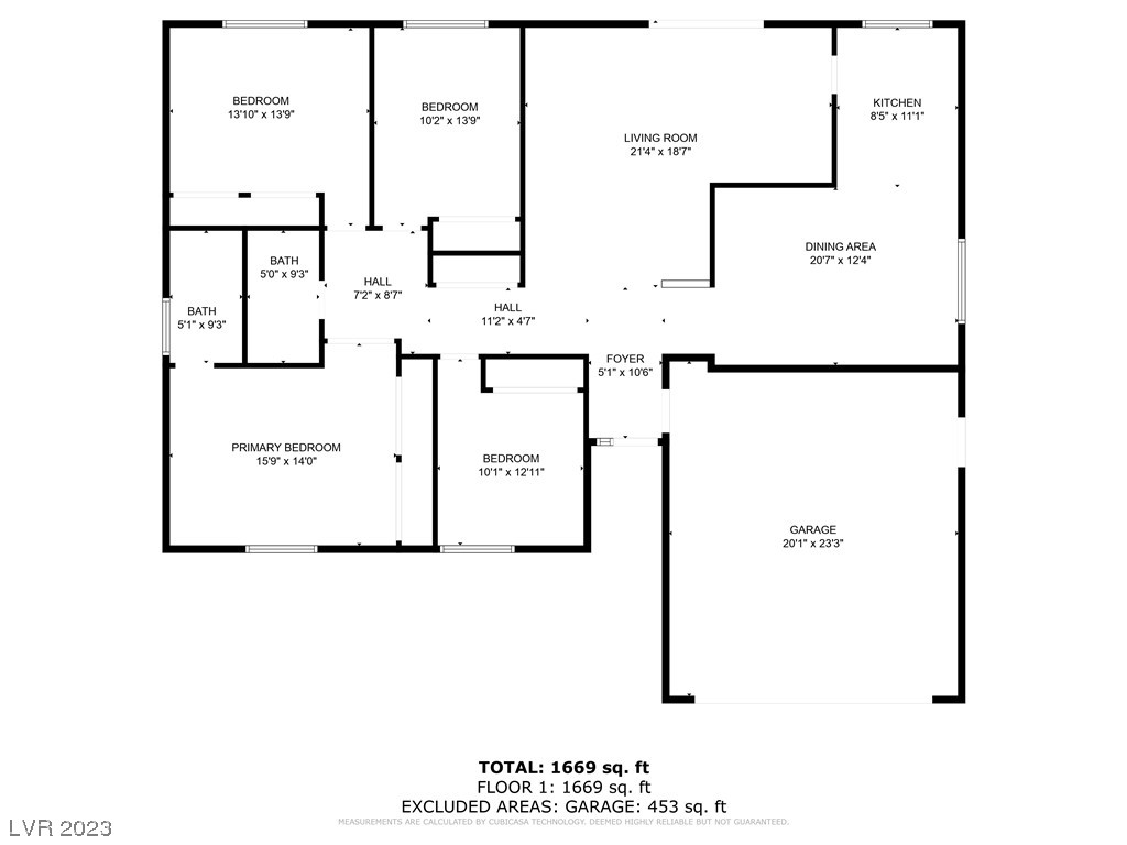 1407 Bronco Road Boulder City, NV 89005 - Photo 37 of 38 All Dimensions are Estimates. Buyers Agent to ver