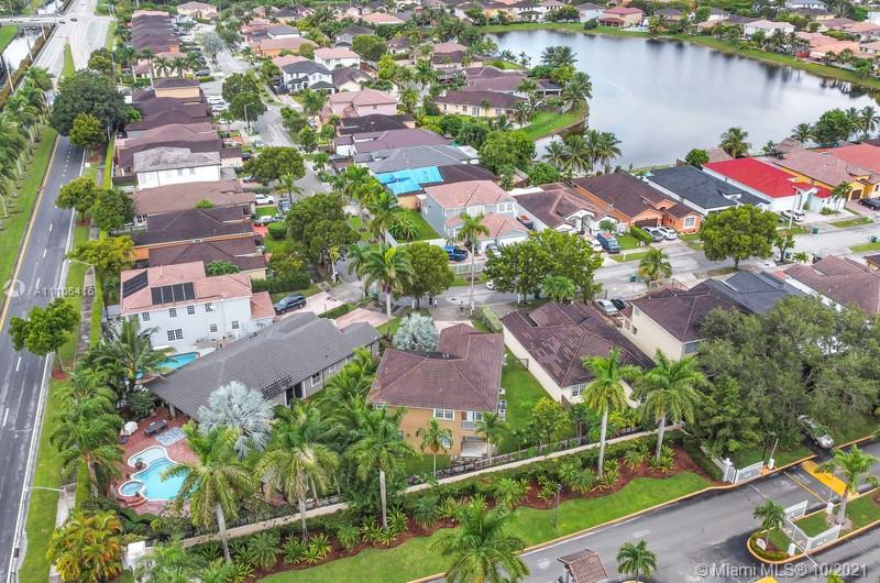 4131 Southwest 154th Court Miami, FL 33185 - Photo 33 of 36 an aerial view of house with yard swimming pool and outdoor seating