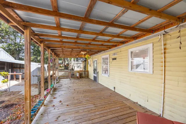 a view of a storage room