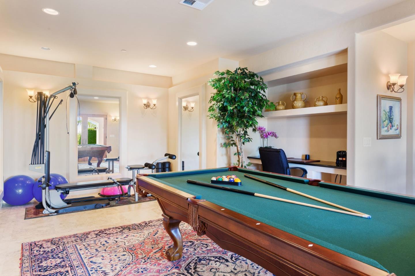 11550 Spur Road Monterey, CA 93940 - Photo 49 of 66 a room with furniture pool table and windows