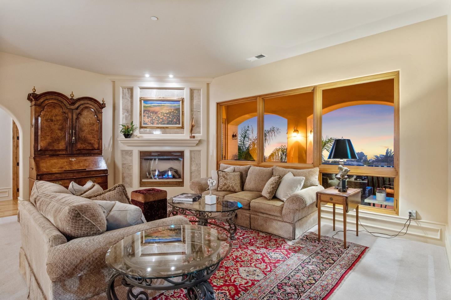 11550 Spur Road Monterey, CA 93940 - Photo 8 of 66 a living room with furniture and a fireplace