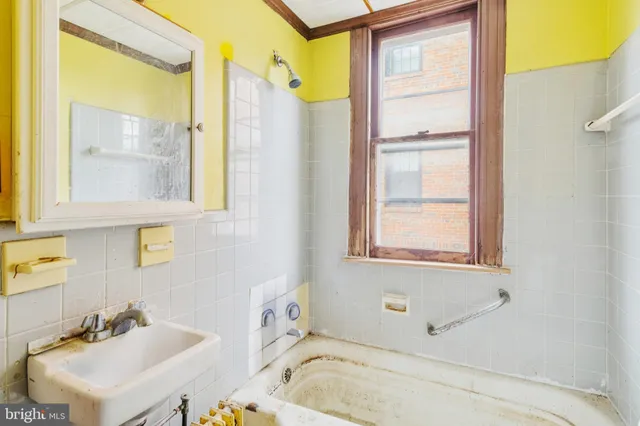 a utility room with a sink