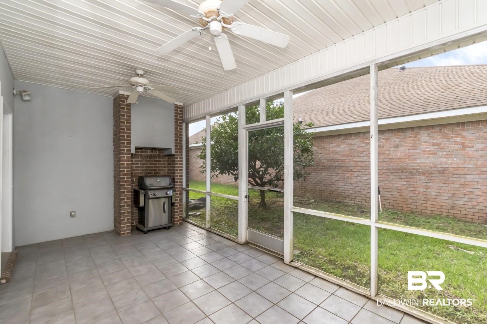 1205 Hillcrest Crossing East Mobile, AL 36695 - Photo 40 of 40 Unfurnished sunroom featuring wooden ceiling and ceiling fan