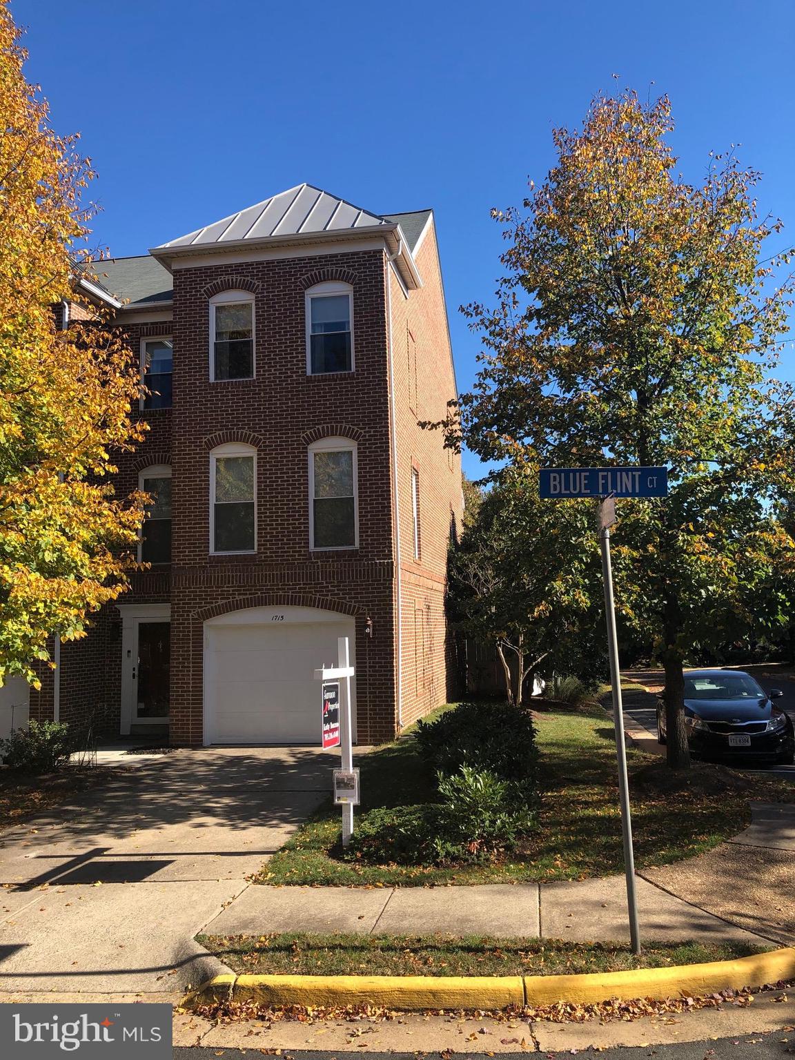 1715 Blue Flint Court Reston, VA 20190 - Photo 1 of 33 End Unit freshly painted/NEW windows