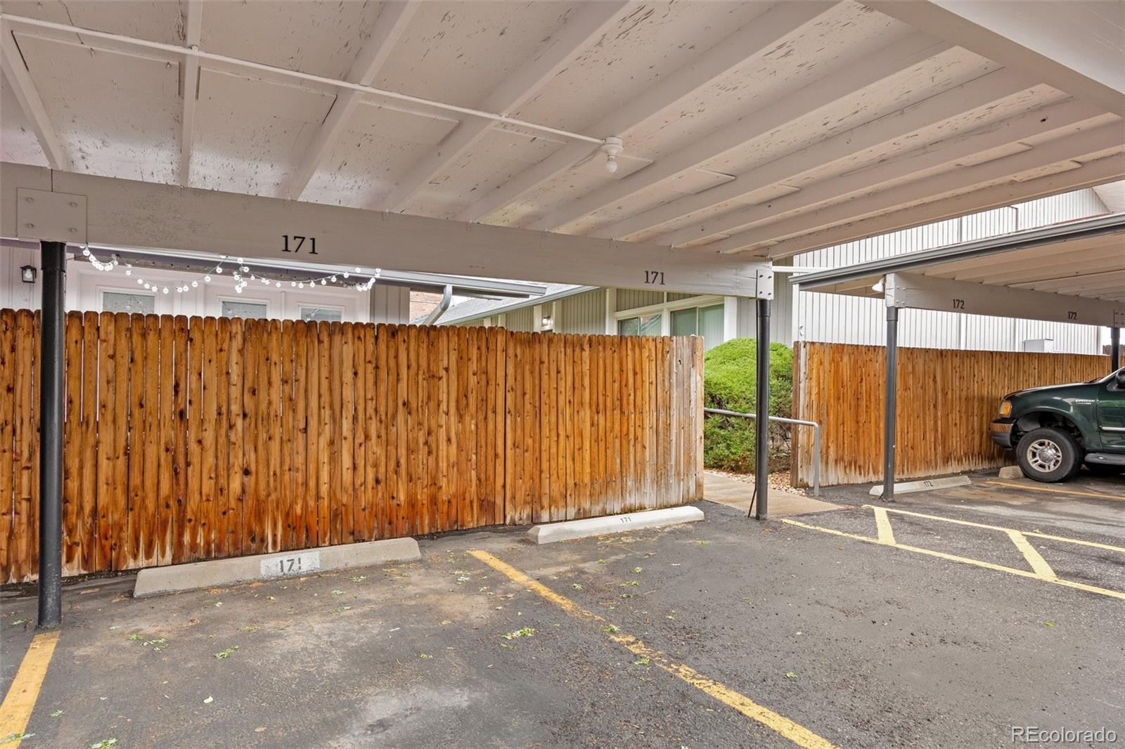 6495 East Happy Canyon Road, Unit 171 Denver, CO 80237 - Photo 25 of 27 a view of a car garage