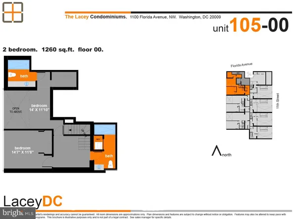 $3,775 | 2250 11th Street Northwest, Unit 105, Washington, DC 20001