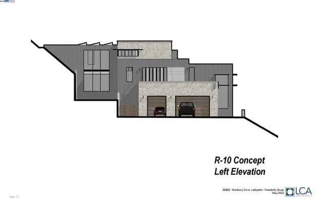 a view of a balcony with wooden floor and fence