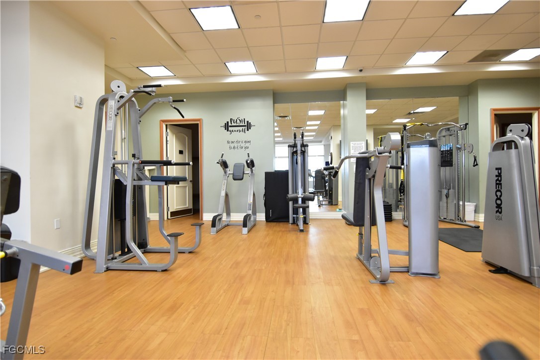 2110 West First Street, Unit 101 Fort Myers, FL 33901 - Photo 31 of 34 a view of a room with gym equipment