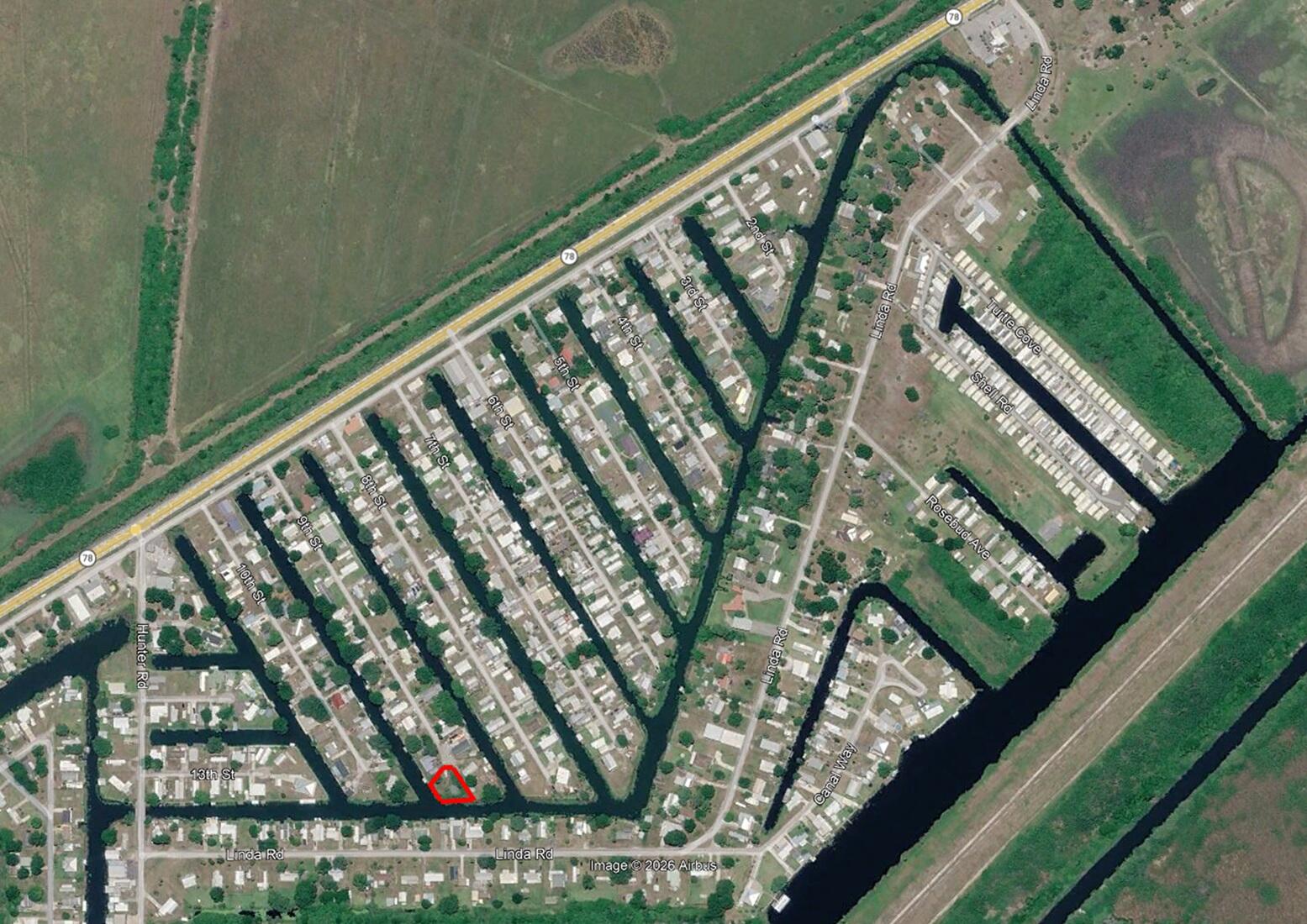 1244 9th Street Okeechobee, FL 34974 - Photo 4 of 4 Jordan_aerial google 1 mi.