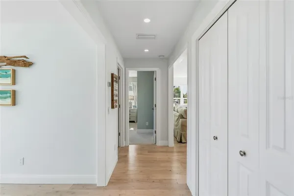 a view of balcony with outdoor seating and city view