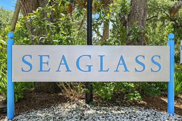 a street sign that is on a table