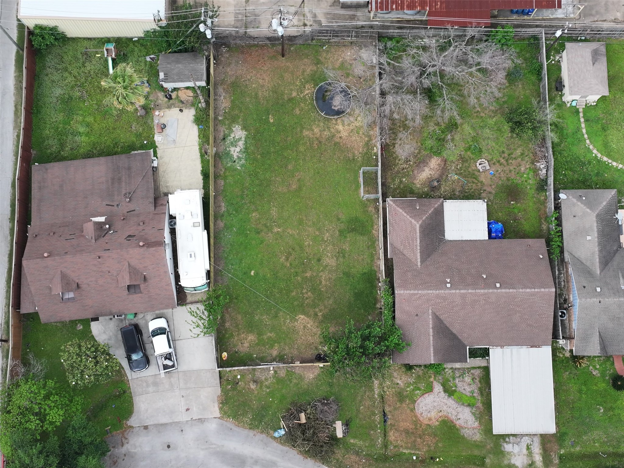 3607 Zoch Lane Houston, TX 77092 - Photo 3 of 8 an aerial view of a house with a yard