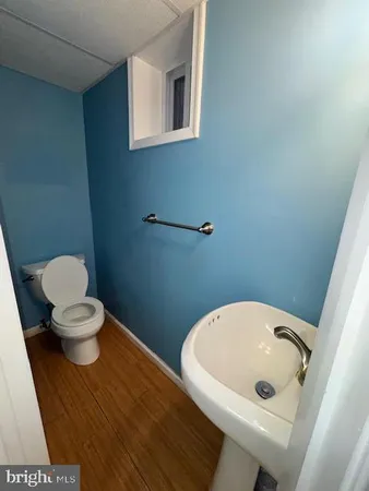 a bathroom with a sink and a toilet