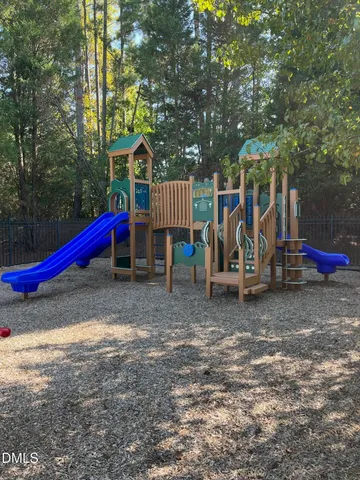 a view of outdoor space with trampoline