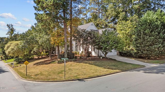 a view of a fountain is middle in the