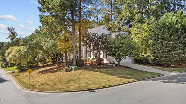 a view of a fountain is middle in the