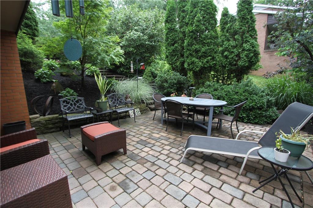 245 Tech Road Thornburg, PA 15205 - Photo 21 of 25 Private, landscaped paver tiled patio.