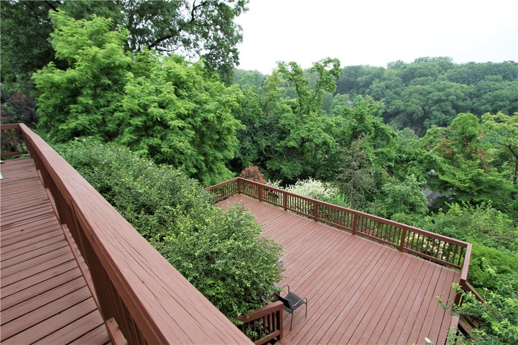 245 Tech Road Thornburg, PA 15205 - Photo 22 of 25 View from balcony to lower deck.