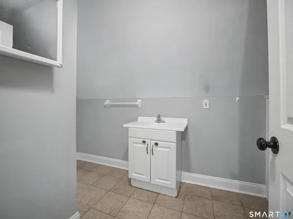 a bathroom with a sink