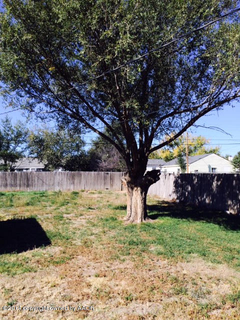 5008 Parker Street Amarillo, TX 79110 - Photo 17 of 18 Backyard