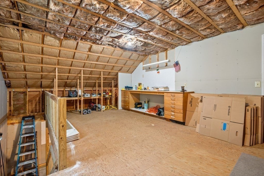 23 Arnold Road Douglas, MA 01516 - Photo 25 of 36 a view of a garage with wooden table and chair