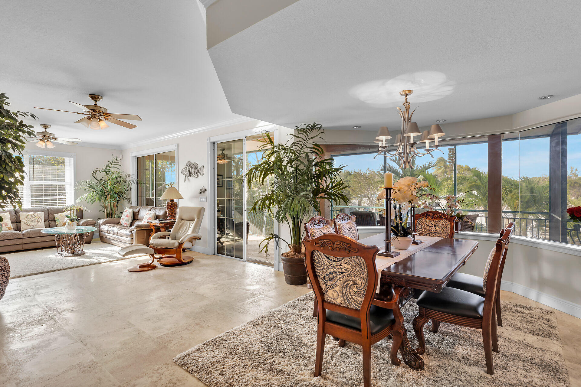10 South Exuma Road Key Largo, FL 33037 - Photo 7 of 47 a view of a dining room with furniture window and outside view