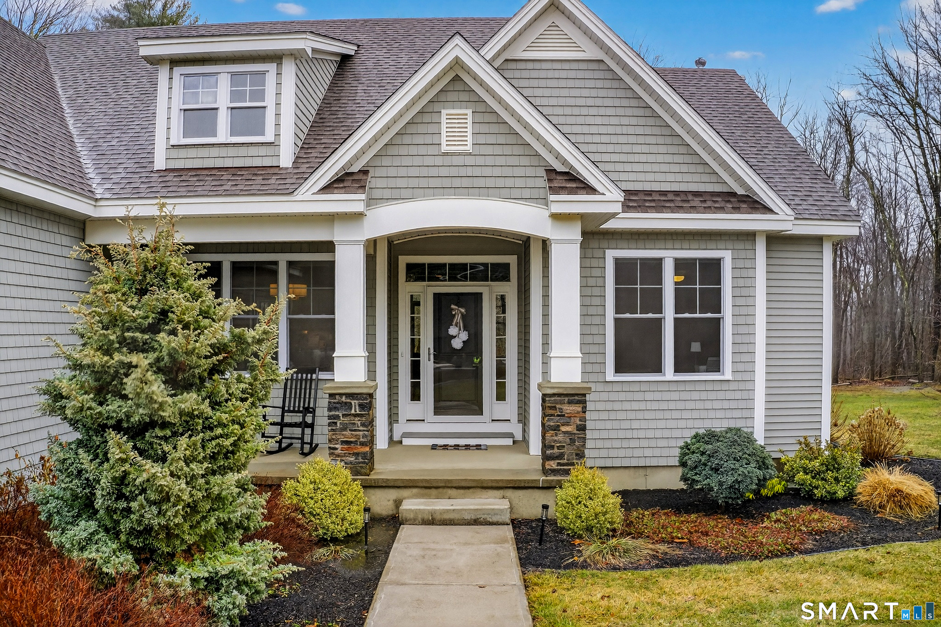 91 Hampden Road Stafford, CT 06076 - Photo 5 of 40 a front view of a house with garden