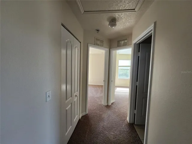 a view of a garage room