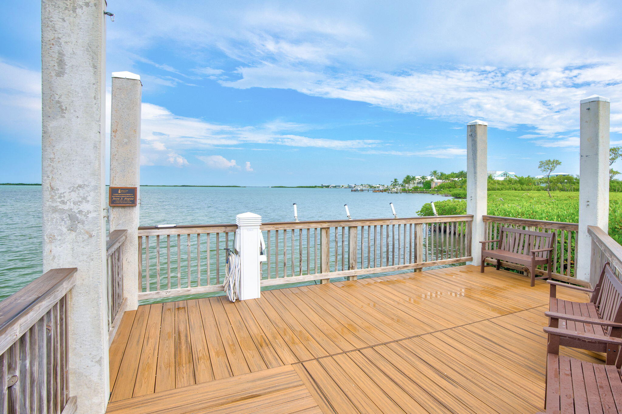 98422 Windward Avenue Key Largo, FL 33037 - Photo 40 of 44 a view of balcony with wooden floor
