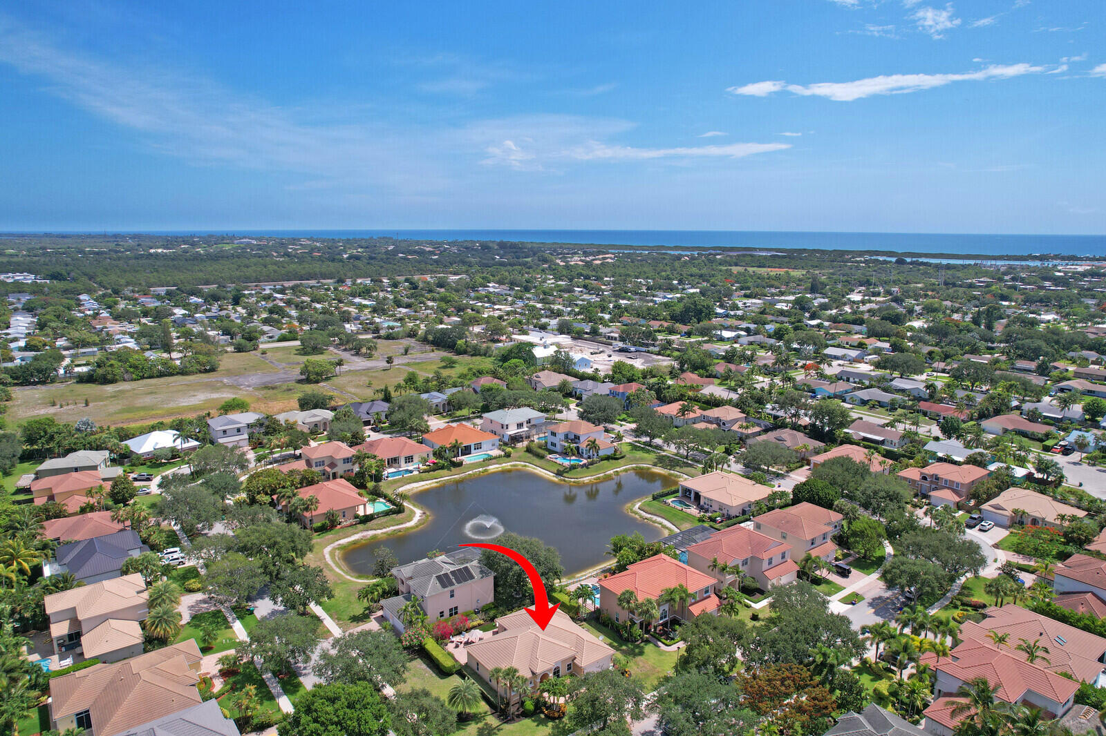 146 Magnolia Way Tequesta, FL 33469 - Photo 65 of 81 an aerial view of a city
