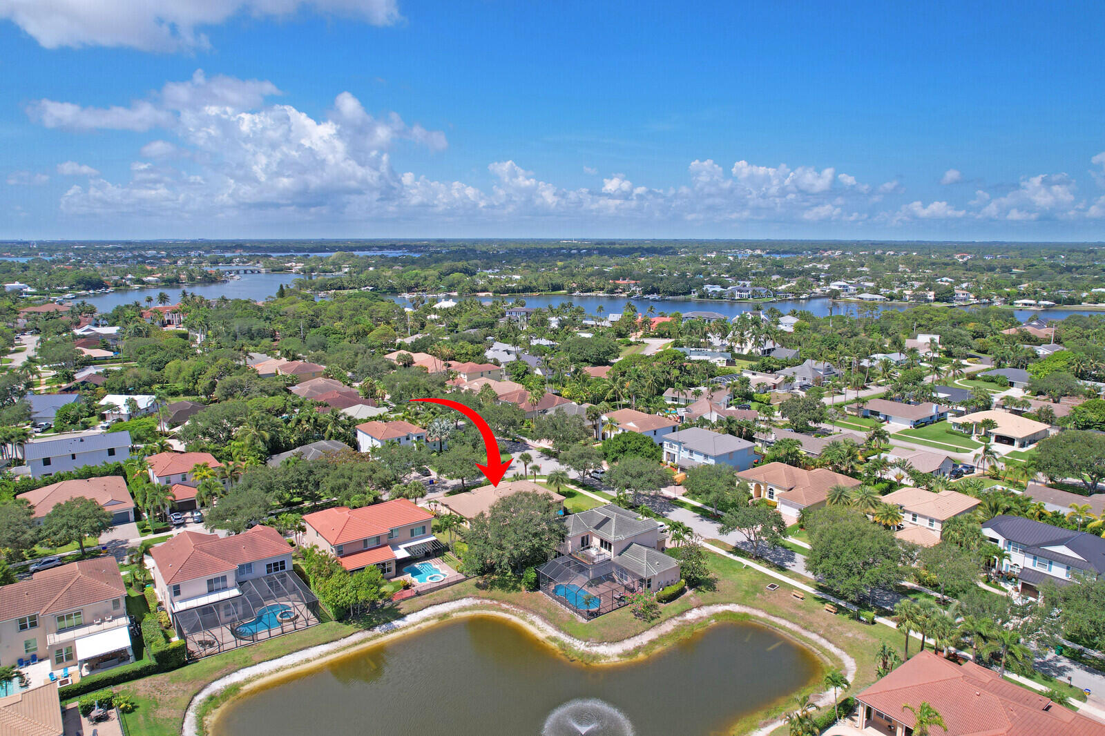 146 Magnolia Way Tequesta, FL 33469 - Photo 71 of 81 a view of city and mountain