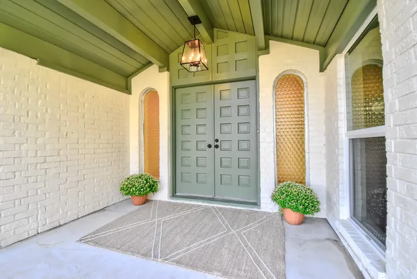 a view of front door