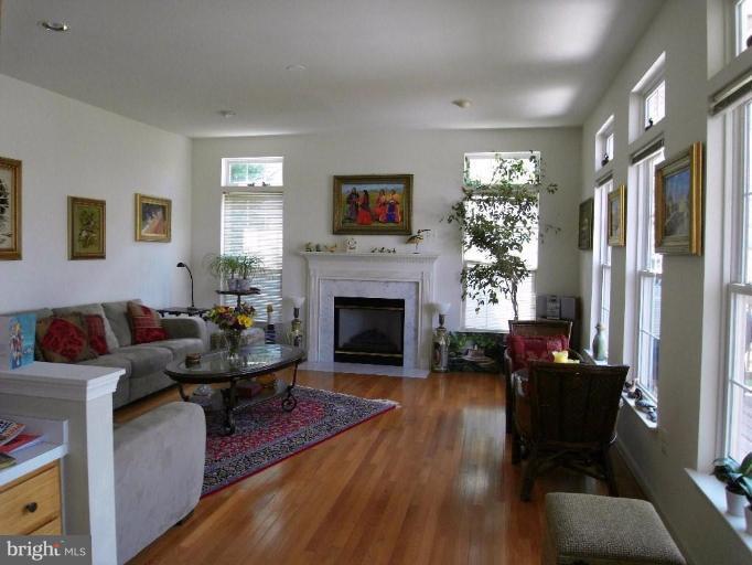 13339 Copper Ridge Road Germantown, MD 20874 - Photo 15 of 20 a living room with furniture a fireplace and a flat screen tv
