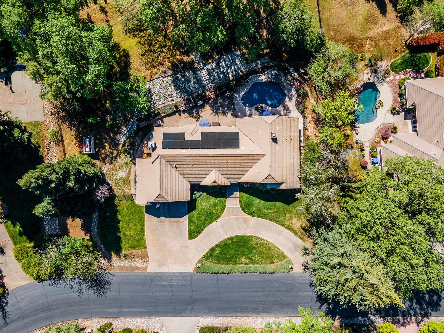 4032 Vega Loop Shingle Springs, CA 95682 - Photo 36 of 44 an aerial view of a house