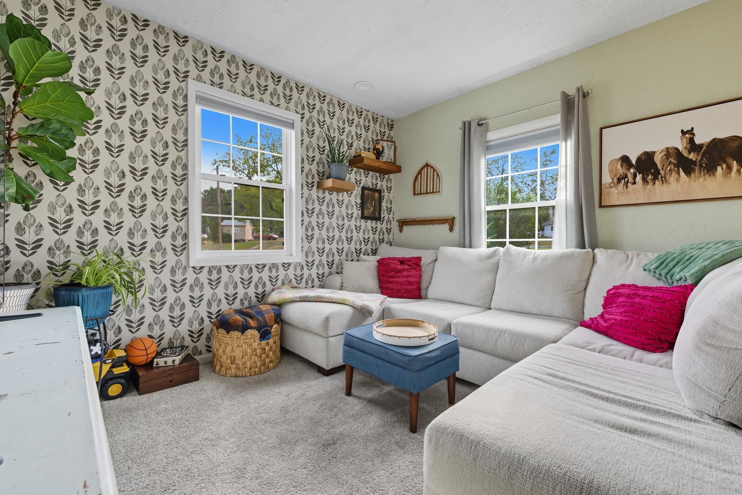 8449 Indian Trail Road Harrisonburg, VA 22802 - Photo 14 of 75 a living room with furniture and a potted plant
