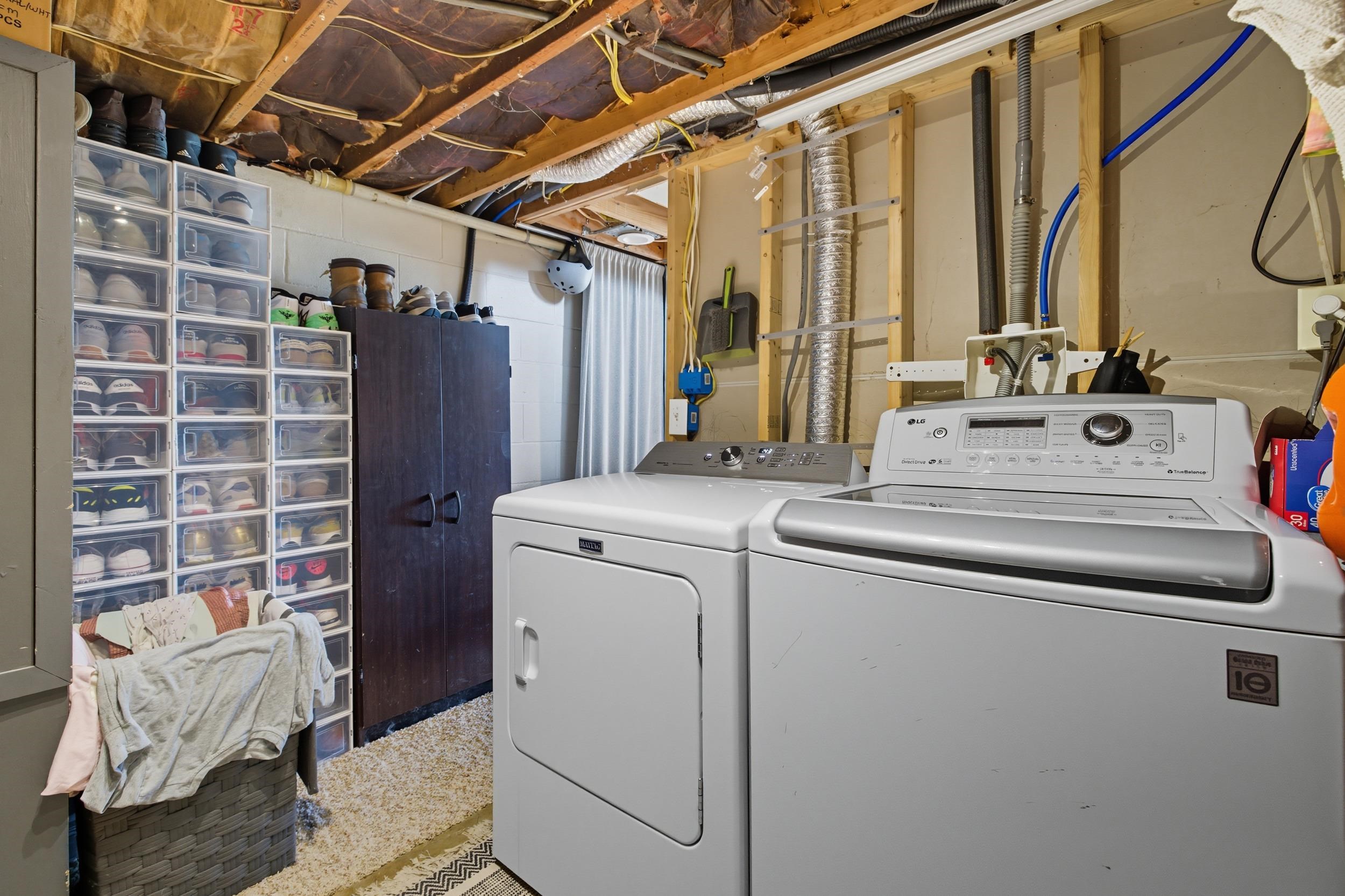 8449 Indian Trail Road Harrisonburg, VA 22802 - Photo 46 of 75 a utility room with dryer and washer