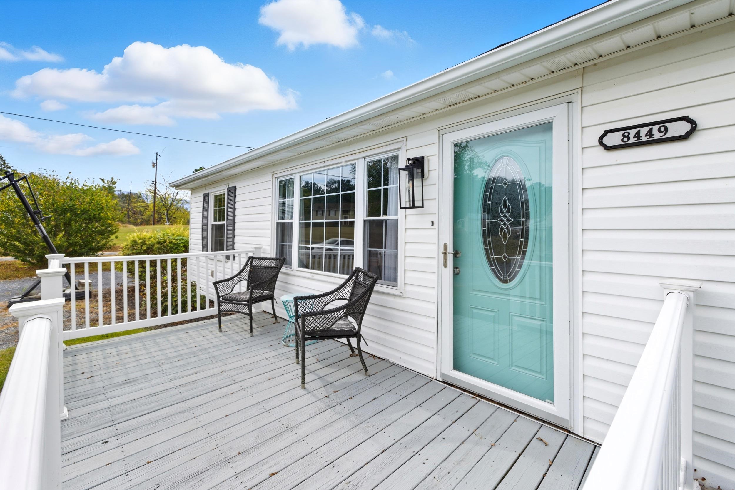 8449 Indian Trail Road Harrisonburg, VA 22802 - Photo 50 of 75 a view of roof deck with wooden floor and seating space