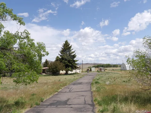 a view of a lake with houses