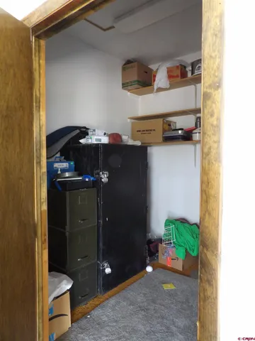 a view of storage and utility room