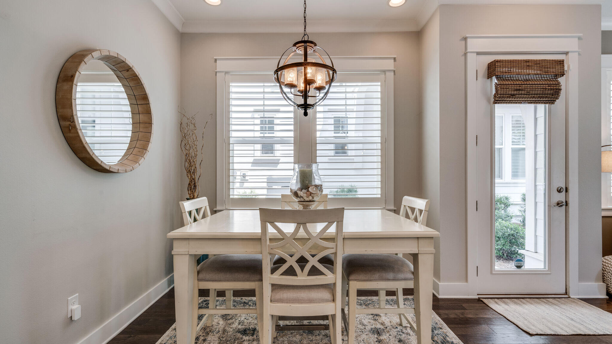 23 Milestone Dr Inlet Beach, Unit A Inlet Beach, FL 32461 - Photo 14 of 34 a view of a dining room with furniture and windows