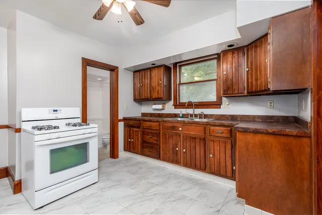 a close view of utility room