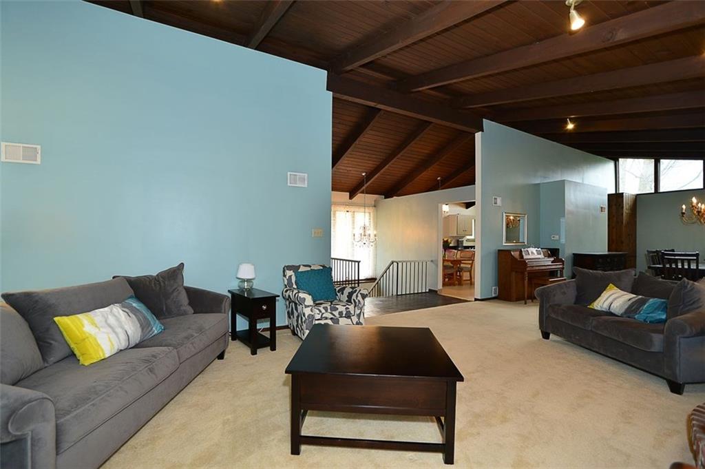 595 Trotwood Ridge Road Upper St. Clair, PA 15241 - Photo 7 of 25 Living Room / Dining Room View