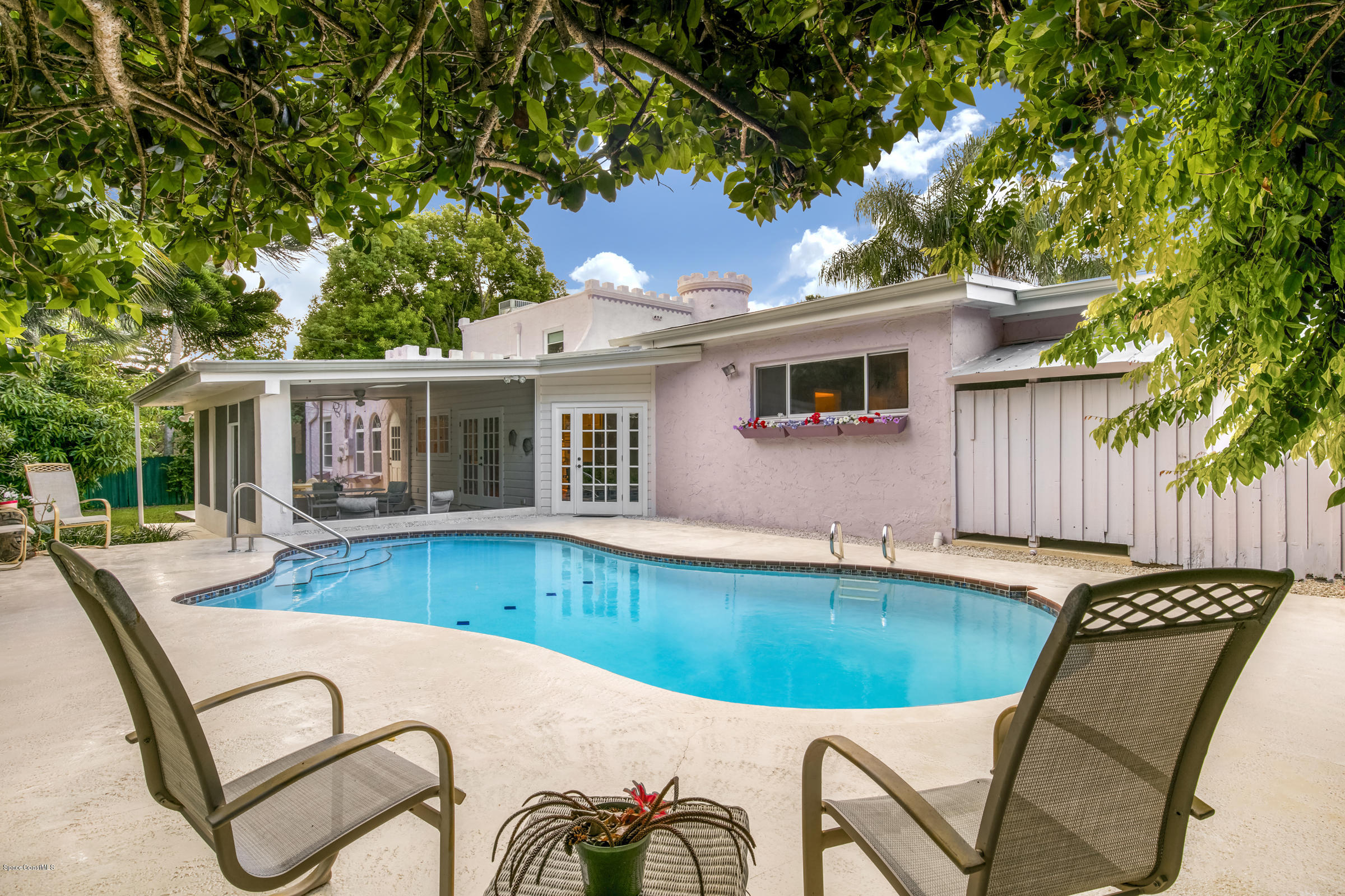 106 Valencia Road Rockledge, FL 32955 - Photo 18 of 25 Pool to Rear of Home