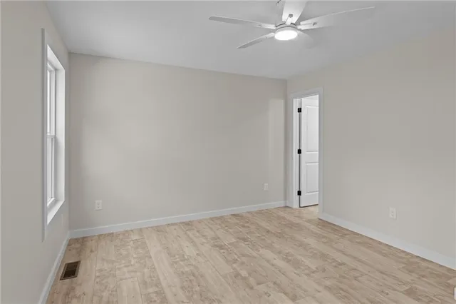 wooden floor in an empty room
