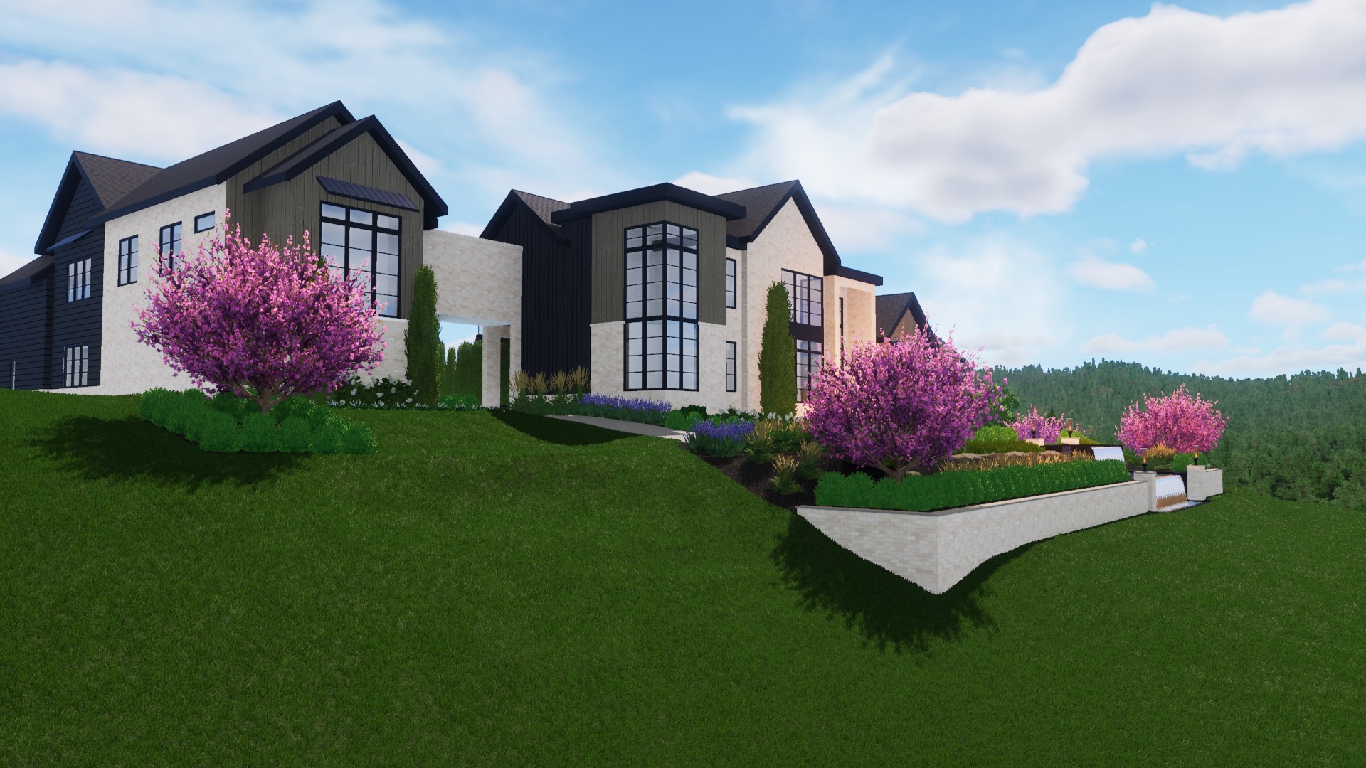 9636 Concord Road Brentwood, TN 37027 - Photo 14 of 61 a front view of a house with a garden